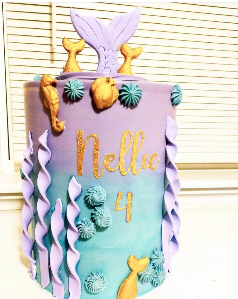 Mermaid Butter Cream Cake